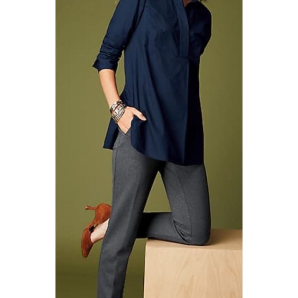 J. Jill Charcoal Ponte Pants Size 18 Tall